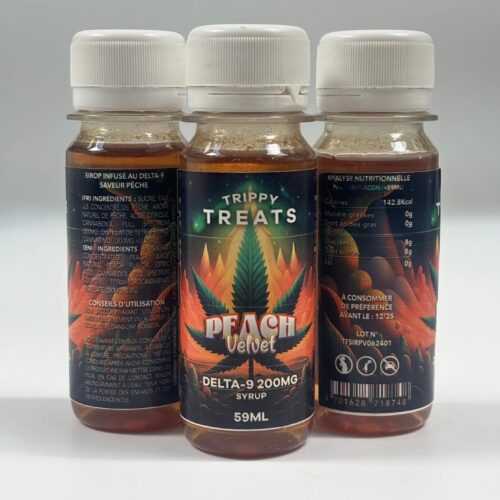 peach-scaled 𝐍𝐄𝐖 / Sirops D9 - Pêche - 59ml /200mg